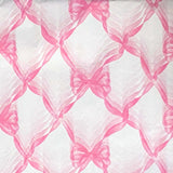 pretty pink and white bow bows tissue paper sheet sheets pack of 2 sample tester taster cute kawaii pastel colours uk stationery gift gifts wrap wrapping store shop