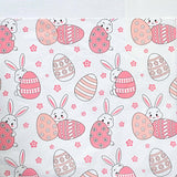 pink and white easter spring bunny bunnies rabbit rabbits tissue paper sheet sheets pack of 2 wrap gift wrapping cute kawaii packaging supplies stationery shop store uk pretty patterned