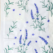 lavender tissue paper pretty sheet sheets of 2 wrap wrapping gift gifts packaging supplies uk cute kawaii flower floral blue purple lilac sprig herb herbs on white