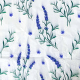 lavender tissue paper pretty sheet sheets of 2 wrap wrapping gift gifts packaging supplies uk cute kawaii flower floral blue purple lilac sprig herb herbs on white