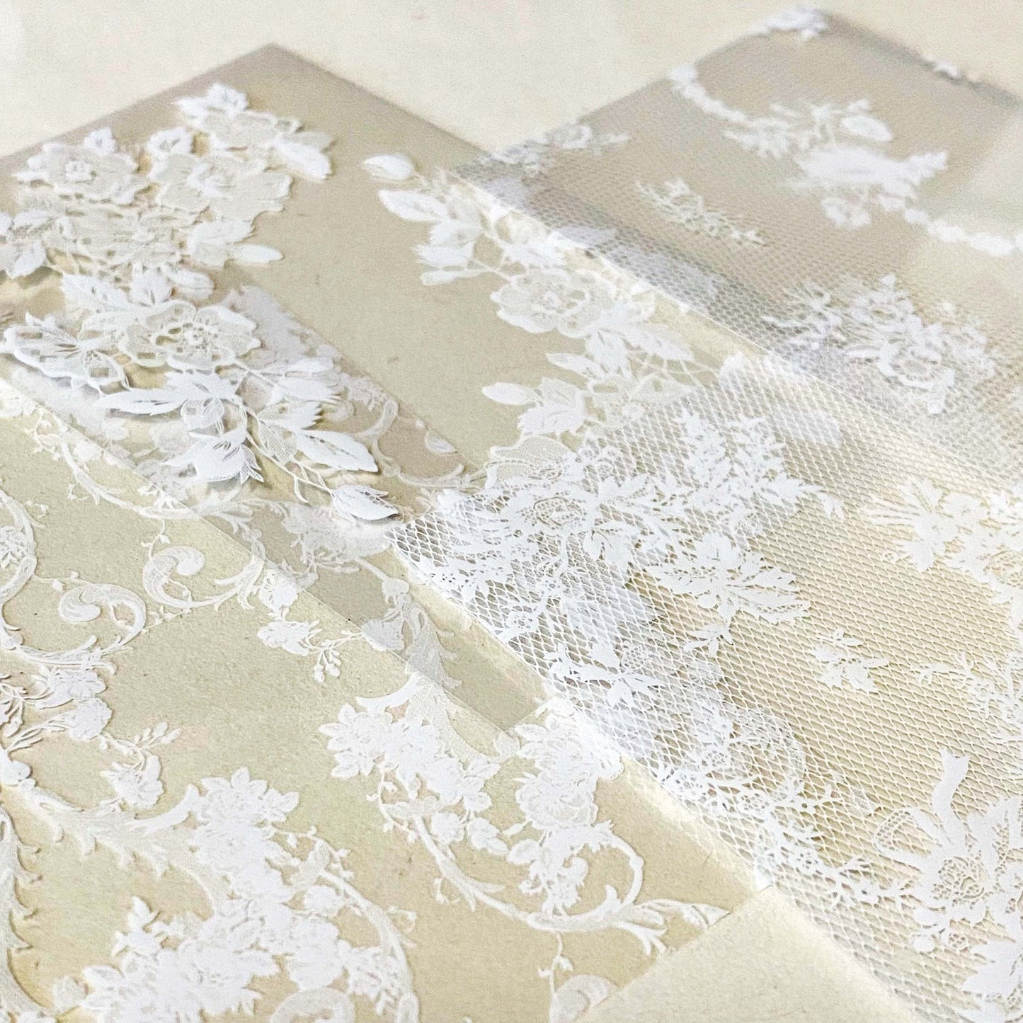 victorian lace paper bundle with floral postcards, lace stickers, envelopes and decorative journaling supplies uk