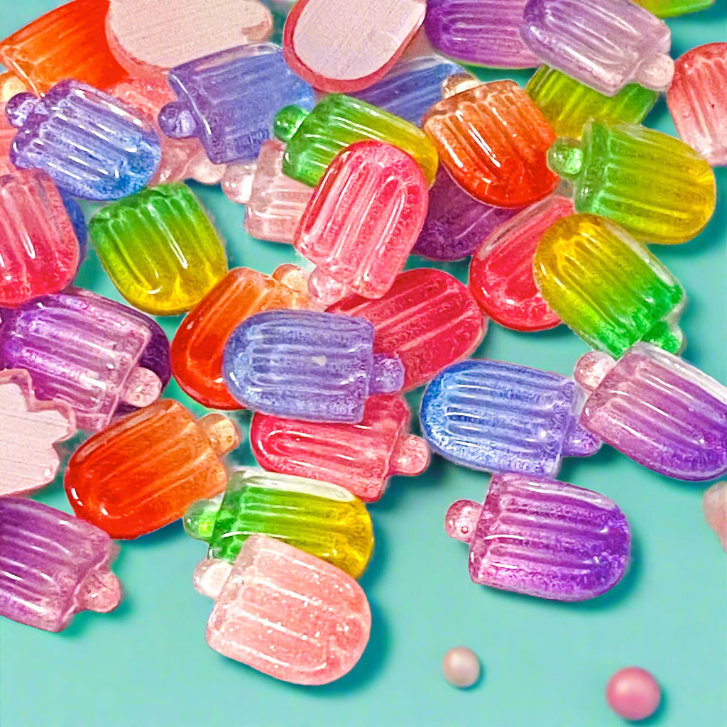 lolly lollipop lollipops acrylic small mini flatback fb fbs flat back backs embellishments uk cute kawaii craft supplies shop store
