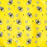 garden flower flowers plant plants cute kawaii tissue paper sheet sheets pack of 2 colourful pretty  uk stationery gift gifts wrap wrapping packaging supplies  pattern patterned yellow daisy daisies bee bees bumblebee honey bee 