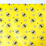 garden flower flowers plant plants cute kawaii tissue paper sheet sheets pack of 2 colourful pretty  uk stationery gift gifts wrap wrapping packaging supplies  pattern patterned yellow daisy daisies bee bees bumblebee honey bee 