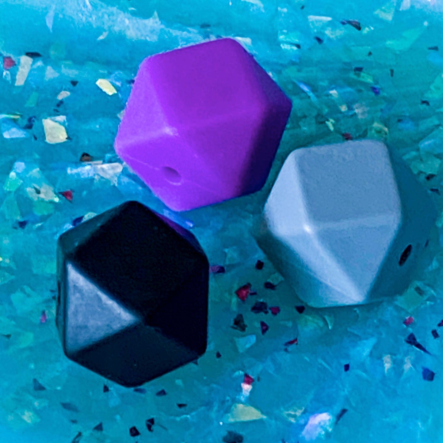 silicone halloween spooky bead beads cute kawaii large jumbo big 15mm 18mm round purple lilac black grey teal patterned spacer spacers disc bean make your own pen jewellery set gift gifts build it creative bundle uk craft supplies shop store