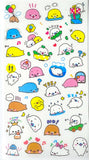 seal seals otter otters sea lion lions water ocean sticker stickers sheet sheets 6 pack clear plastic pet stationery supplies uk cute kawaii colourful small little planner addict set store shop