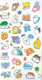 seal seals otter otters sea lion lions water ocean sticker stickers sheet sheets 6 pack clear plastic pet stationery supplies uk cute kawaii colourful small little planner addict set store shop