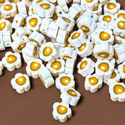 fried egg eggs polymer clay poly bead beads handmade fimo white yellow spring easter craft supplies shop store uk cute kawaii fun jewellery supplies making