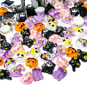 very small mini little halloween flatback fb fbs flat back backs flatbacks embellishments uk acrylic resin spooky craft supplies shop store nail art