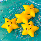 silicone star stars moon moons sky night skies galaxy bead beads jumbo very large uk cute kawaii beaded jewellery making pen pens build your own craft supplies gift gifts shop store crafts blue yellow swirl swirly