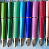 pen base bases blank blanks build your own pens beaded cute kawaii stationery gift gifts metallic pearl glitter glittery uk bright colours colourful