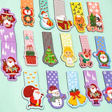magnetic bookmark book mark marks bookmarks mini christmas festive present stocking filler fillers uk cute kawaii gift gifts for kids her book lovers bookworms colourful flexible magnet magnets