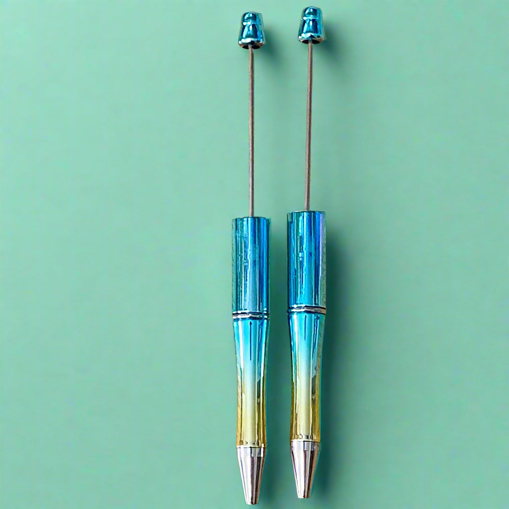 OMBRE METALLIC PEN BASE Blank for Build Your Own Pens Black Ballpoint Ink