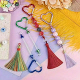 large big chunky metallic metal heart hearts blank blanks base for keyring keyring key ring keychain clip clips uk cute kawaii craft supplies beaded making bead jewellery gift gifts