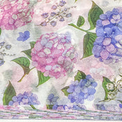 tissue paper floral flower flowers hydrangea hydrangeas pack of 2 sheets uk cute kawaii stationery packaging supplies wrap gift gifts