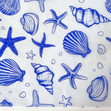 ocean sea seashore seashell shells shell blue deep dark tissue paper sheet sheets uk cute kawaii craft supplies shop store gift gifts packaging supplies sheet pretty
