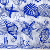 ocean sea seashore seashell shells shell blue deep dark tissue paper sheet sheets uk cute kawaii craft supplies shop store gift gifts packaging supplies sheet pretty