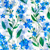 forget me not flower lfowers floral blue turquoise pattern tissue paper sheet sheets uk cute kawaii pretty packaging supplies shop store green bargain gift gifts wrap wrapping
