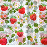 strawberry strawberries pretty tissue paper sheet sheets uk cute kawaii decorative packaging supplies shop store gift gifts wrap wrapping red pink white green plant plants flowers floral fruit fruits