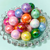 ab iridescent shimmer pearl pearly bead beads lustre acrylic large big jumbo 16mm round colourful uk cute kawaii craft supplies shop store jewellery making beaded pen pens make your own craft