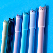 cute kawaii pastel colour colours cat cats kitty kittens face tail pen pens fineline fine line lines ink black white lilac aqua blue purple pink uk stationery shop store planner addict supplies slim