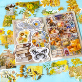 vintage sticker bundle for junk journals with botanical clear stickers, collage elements and layered journal aesthetic