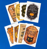 vintage style potion bottle label stickers