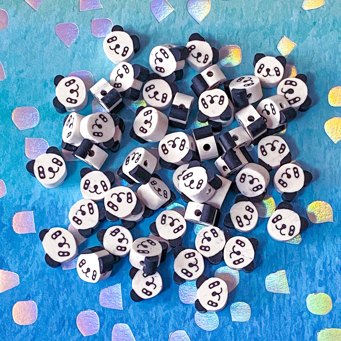 PANDAS Polymer Clay Beads Set 20 (2 x 10)
