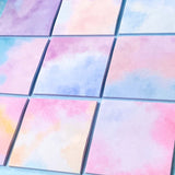 SQUARE PASTEL WATERCOLOUR Memo 30 Sheets