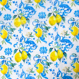 beautiful yellow lemon lemons fruit fruits floral pattern blue ornate tissue paper sheet sheets fine light papers uk cute kawaii stationery packaging supplies shop store summer gift gifts wrap wrapping