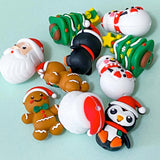 christmas silicone jumbo pen pens topper toppers bead beads big large gingerbread men men santa claus father festive penguin penguins tree trees snowman snowmen beaded jewellery making uk cute kawaii craft supplies shop store gift gifts build make your own keyring keyrings