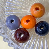 WILD ANIMALS SILICONE & WOOD BEADS -TIGER PANDA ELEPHANT COW GIRAFFE LION