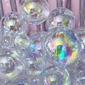 clear bubble bead beads ab iridescent shimmer bubbles 4mm 6mm 8mm 10mm mixed set bag bundle uk cute kawaii craft supplies shop store jewellery making