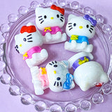 sanrio kuromi my melody bunny rabbit hello kitty cat cats rabbits dog dogs puppy puppies japanese character acrylic bead beads jumbo big large chunky iridescent acrylic craft supplies build make your own beaded pen jewellery uk crafts shop store pink white blue pompompurin cinnamoroll 