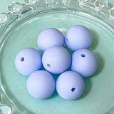 pale light blue and lilac purple turquoise unicorn unicorns silicone bead beads chunky large big jumbo 15mm 37mm uk cute kawaii craft supplies shops store crafts make your own beaded pen pens jewellery fun pretty