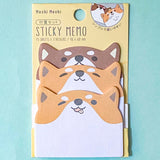 trio triple 3 memo memos sticky note notes pad cute kawaii animal animals stationery shop store uk pink pig pigs bunny rabbit rabbits bear bears fox foxes corgi moshi