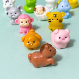 small mini animal animals resin resins miniature miniatures figurine figurines 3d model cute kawaii uk gift gifts crafts supplies shop store pig cow dog horse tiger snake sheep ram chick iguana monkey koala chick rabbit
