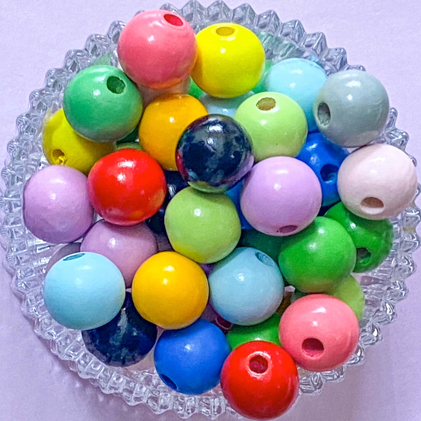 very big large jumbo wood wooden bead beads colourful bright huge uk cute kawaii craft supplies shop store 20mm 2cm massive individual jewellery making crafts