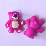 MAGENTA BEAR Cute Jumbo Silicone Beads 15mm & 30mm