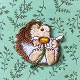 HEDGEHOG Fabric Iron-On Appliqué Patch