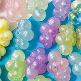 jumbo large big cloud clouds bead beads acrylic plastic resin beautiful craft supplies uk shop store crafts jewellery making supplies blue white iridescent ab shimmer pretty pink lilac purple translucent clear green shiny pearl pearly