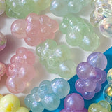 jumbo large big cloud clouds bead beads acrylic plastic resin beautiful craft supplies uk shop store crafts jewellery making supplies blue white iridescent ab shimmer pretty pink lilac purple translucent clear green shiny pearl pearly