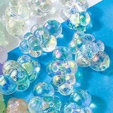 jumbo large big cloud clouds bead beads acrylic plastic resin beautiful craft supplies uk shop store crafts jewellery making supplies blue white iridescent ab shimmer pretty pink lilac purple translucent clear green shiny pearl pearly