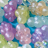 jumbo large big cloud clouds bead beads acrylic plastic resin beautiful craft supplies uk shop store crafts jewellery making supplies blue white iridescent ab shimmer pretty pink lilac purple translucent clear green shiny pearl pearly