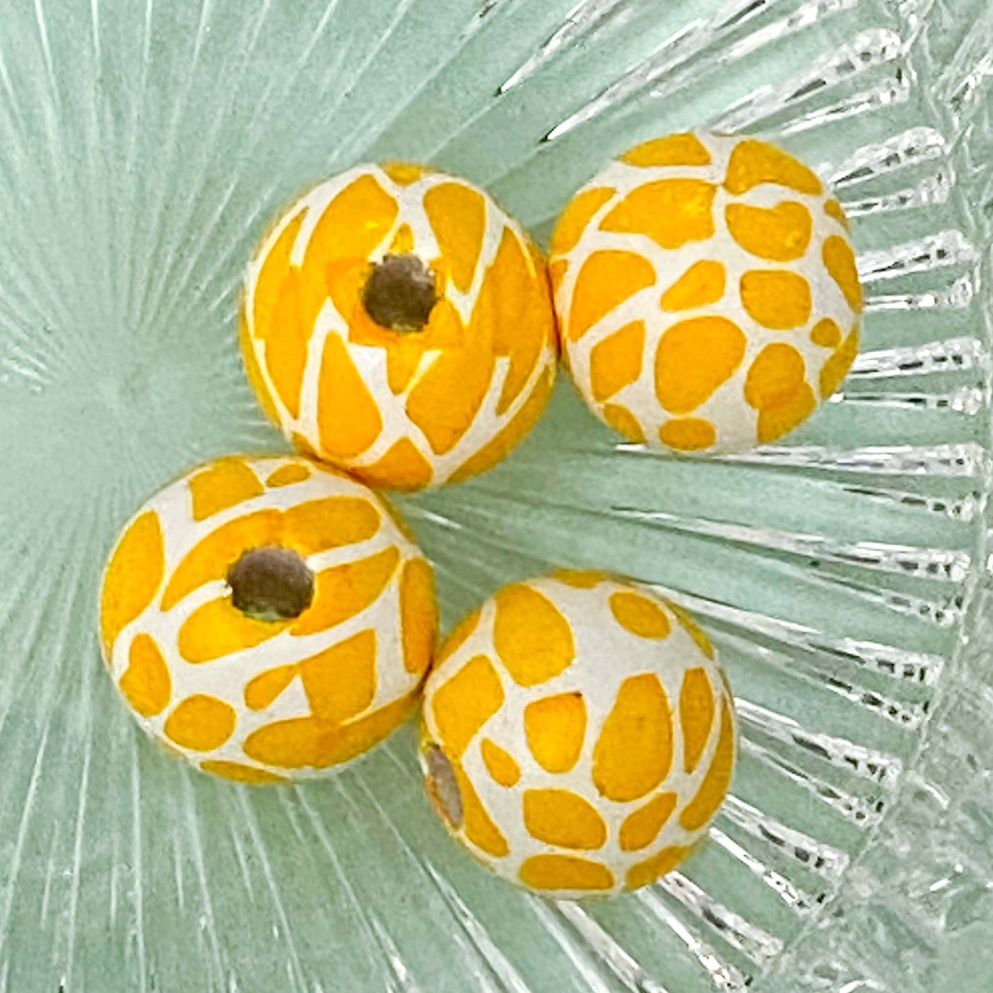 jumbo animal animals wild zoo wood wooden bead beads large big very huge 15mm 16mm 20mm zebra lion tiger elephant monkey giraffe white wood 3d chunky build your own pen pens beaded jewellery making craft supplies shop store uk crafts kids yellow orange brown black white print pattern