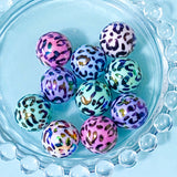 jumbo large big chunky round acrylic bead beads 15mm 16mm animal print pattern patterned tiger stripe stripes leopard spot spots spotted uk cute kawaii craft supplies shop store lustre iridescent pearl pearly jewellery making
