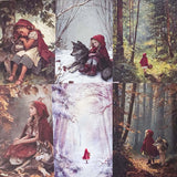 little red riding hood and the wolf paper pack vintage fairytale ephemera woodland jornaling paper set uk