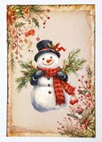 pretty vintage retro feel vibe victorian traditional pink sepia brown postcard postcards christmas festive santa claus father tree snowmen snowman gingerbread man men truck tree hot chocolate cocoa pretty stationery card cards post uk planner addict supplies shop store.