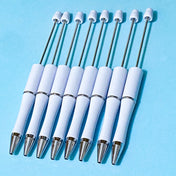 pure white solid colour pen  pens base bases blank blanks for making beaded make your own stationery black fineline ballpoint ink uk cute kawaii craft supplies shop store fun gift gifts plain