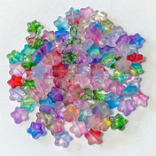 small little 8mm glass star stars bead beads uk cute kawaii craft shop supplies store colourful mixed set jewellery making mini